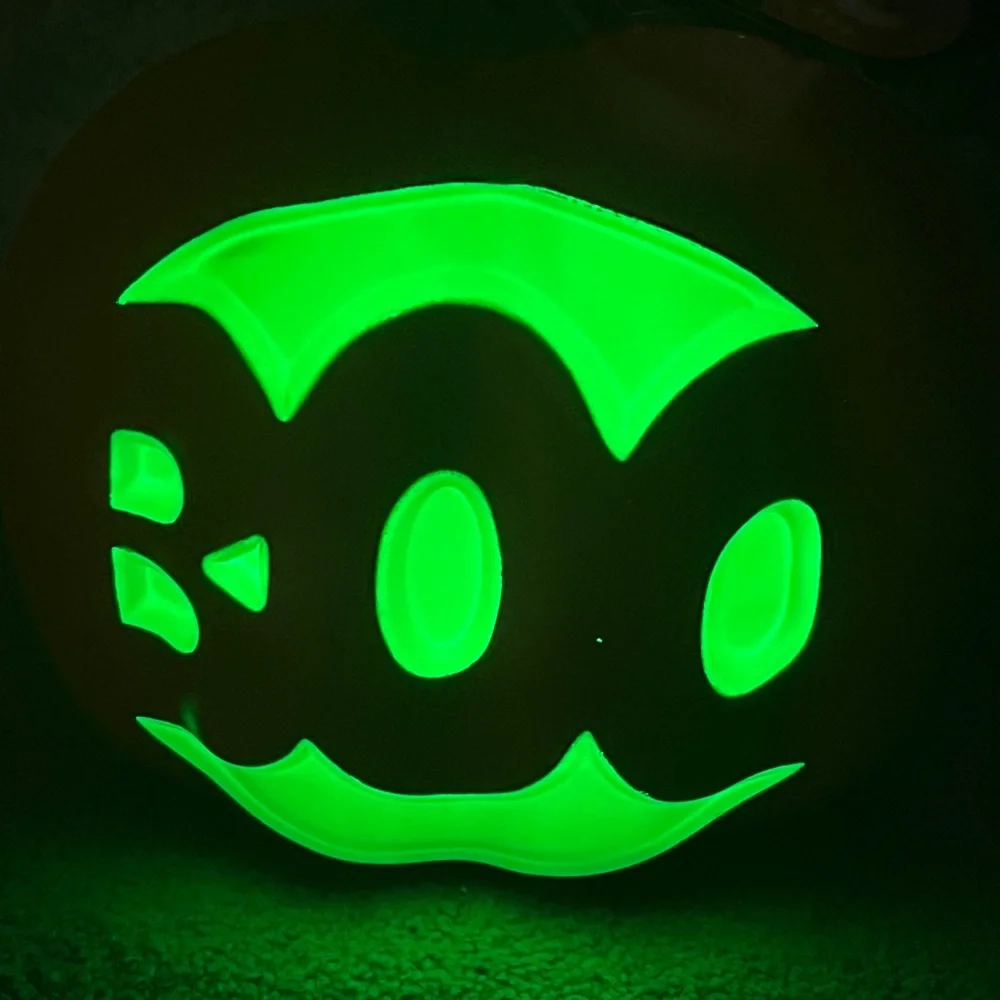 Target Hyde eek Boo Pumpkin Halloween light up Blow Mold 8” tall